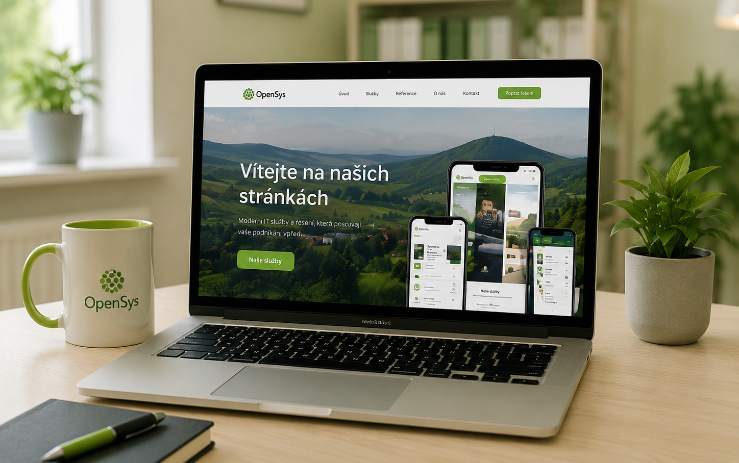 Web na klíč